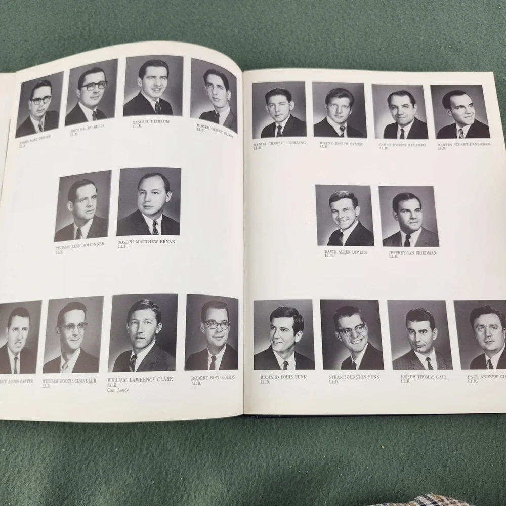 Vintage 1968 University of Baltimore College School Yearbook Maryland Md.